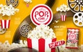 Delicious popcorn ads