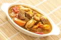 Delicious pork curry with squid