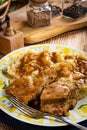 Delicious pork ribs stewed in gravy Royalty Free Stock Photo