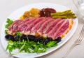 Delicious poultry dish - duck breast Magret