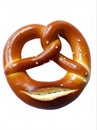 delicious pretzel with a golden crust, ! Royalty Free Stock Photo