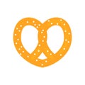 Delicious pretzel icon