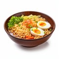 Delicious Ramen Bowl With Egg - High Dynamic Range Style