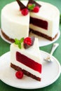 Delicious raspberry cake