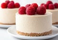 Delicious raspberry cream cake