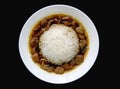 Delicious Rawon Rice - Top View