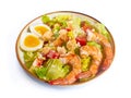 Delicious ready to eat shrimp salad