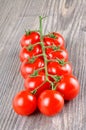 Delicious red ripe cherry tomatoes