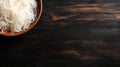 Delicious Rice Noodles Horizontal Background.