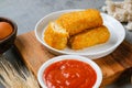 Delicious Risoles or Risol Mayo is a typical Indonesian traditional street food