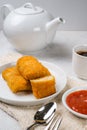 Delicious Risoles or Risol Mayo is a typical Indonesian traditional street food