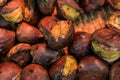 Delicious Roasted chestnuts. Tianjin chestnut, Japanese chestnut