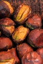 Delicious Roasted chestnuts. Tianjin chestnut, Japanese chestnut