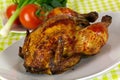 Delicious roasted chicken - delicate art of Portug