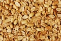 Delicious roasted peanuts with salt close up view Royalty Free Stock Photo
