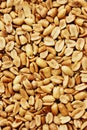 Delicious roasted peanuts with salt close up view Royalty Free Stock Photo