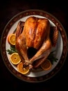 Delicious roasted turkey