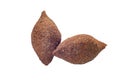 Delicious round meat kibbeh, typical food from the middle east,\