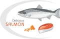 Delicious salmon Royalty Free Stock Photo