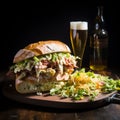 Delicious Sandwich And Beer: A Perfect Pairing For Food Enthusiasts