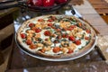 Delicious Seafood Pizza
