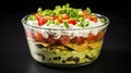 Delicious Seven-layer Dip: A Multilayered Mexican Food Delight