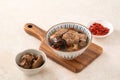 Delicious shiitake mushroom chicken soup, traditional Taiwanese soup