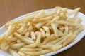 Delicious shoestring style french fries Royalty Free Stock Photo