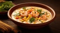 delicious shrimp and corn chowder