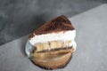 Delicious slice of banana banoffee