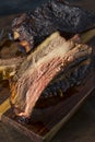 Delicious Smoked Beef Ribs Royalty Free Stock Photo