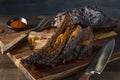 Delicious Smoked Beef Ribs Royalty Free Stock Photo