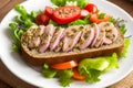 Delicious SmÃÂ¸rrebrÃÂ¸d Photography. Food background. AI Image Generated