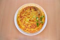 Delicious spanish omelette