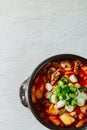 Delicious korean pork stew cuisine food Royalty Free Stock Photo