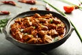 Homemade Kerala meat curry roast. Royalty Free Stock Photo