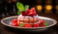 strawberry donut dessert