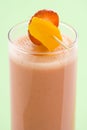 Delicious strawberry orange banana milkshake Royalty Free Stock Photo