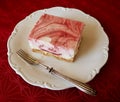 Delicious treat, strawberry cheescake