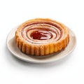 Delicious Strawberry Spiral Pastry With High Resolution Visuals