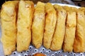 Delicious street food, Bread pakoda. Royalty Free Stock Photo