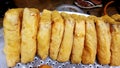 Delicious street food, Bread pakoda. Royalty Free Stock Photo