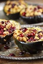 Delicious Stuffed Acorn Squash Royalty Free Stock Photo