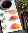 delicious sushi meal Royalty Free Stock Photo