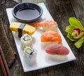 Delicious sushi meal Royalty Free Stock Photo
