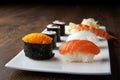 Delicious sushi meal Royalty Free Stock Photo