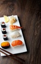 Delicious sushi meal Royalty Free Stock Photo