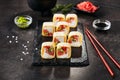 Delicious Sushi Rolls Royalty Free Stock Photo