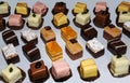 Delicious sweet biscuits, petit fours, on a dessert buffet