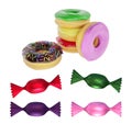 Set of Colorful Confectionery